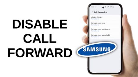 how to disable call forwarding in samsung mobile