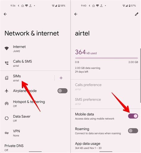 how to disable cellular data on android