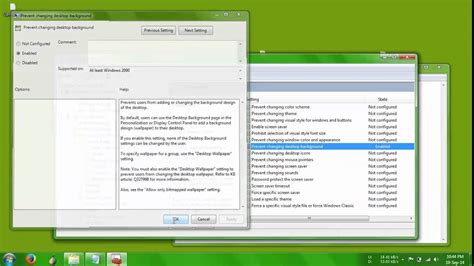 How To Disable Desktop Background In Windows 7