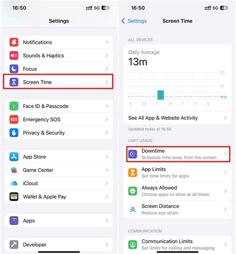 how to disable downtime on iphone without passcode