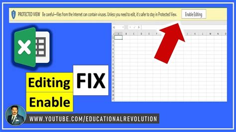 how to disable editing in excel file