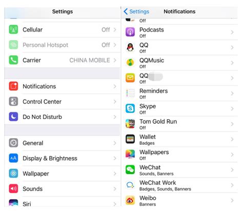how to disable email notifications on iphone
