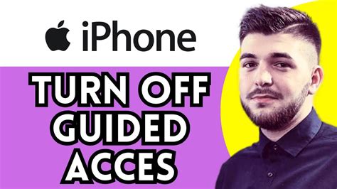 how to disable guided access on iphone without passcode