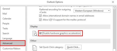 How To Disable Hardware Graphics Acceleration In Outlook 365