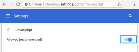 how to disable javascript in chrome browser