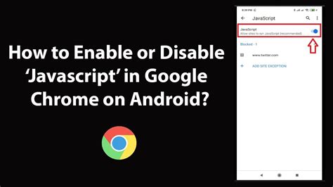 how to disable javascript on android
