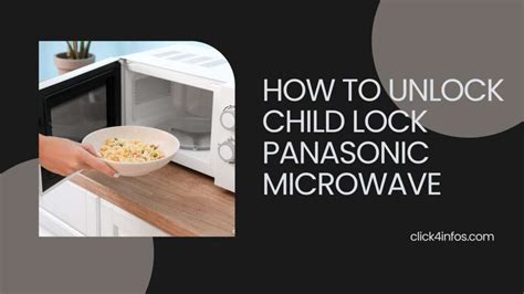 how to disable lock button on panasonic microwave