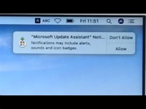 how to disable microsoft update assistant on mac