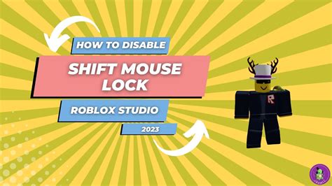 how to disable mouse lock roblox studio