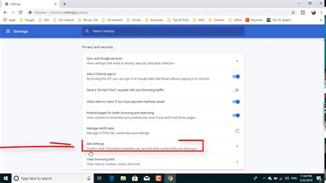 how to disable notifications on a website