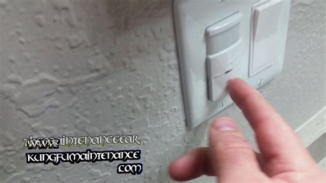 how to disable occupancy sensor light switch