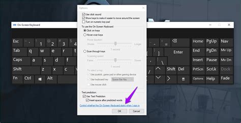 how to disable on screen keyboard windows 10