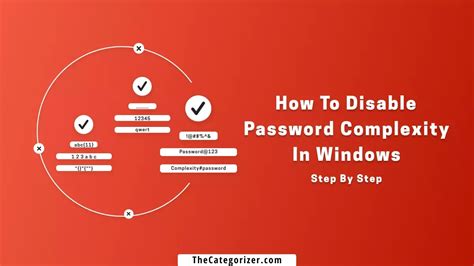 how to disable password complexity
