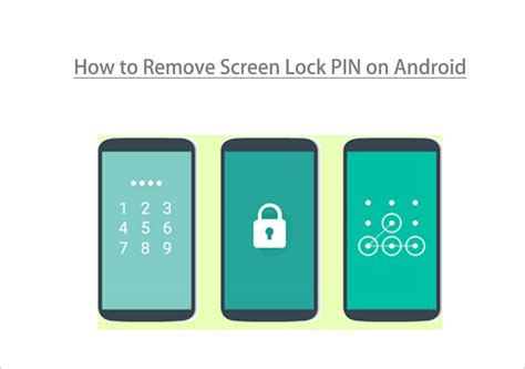 how to disable pin lock on android
