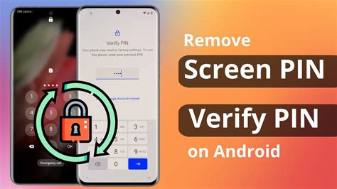 how to disable pin on android