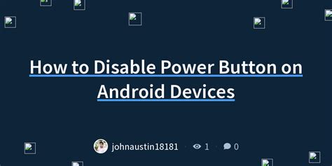 how to disable power button on android