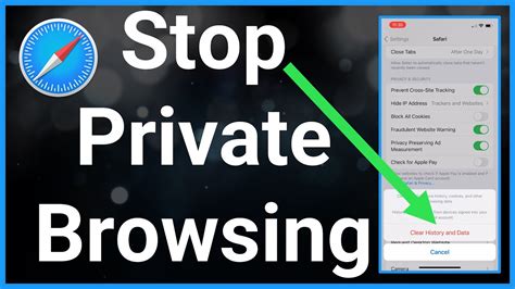 how to disable private browsing mode in safari