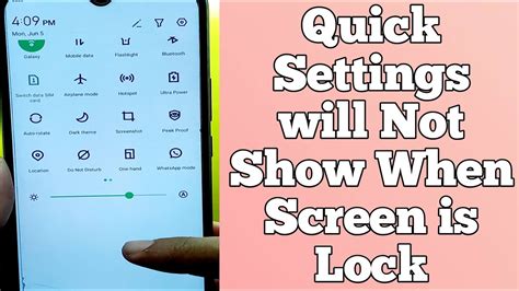 how to disable quick settings on lock screen