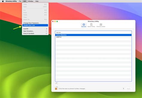 how to disable root user mac
