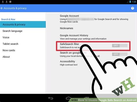 How To Disable Safe Search Android