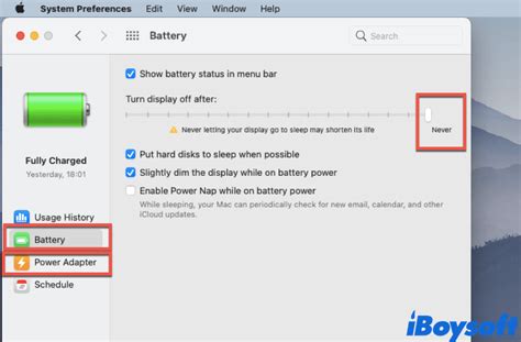 how to disable screen timeout on macbook