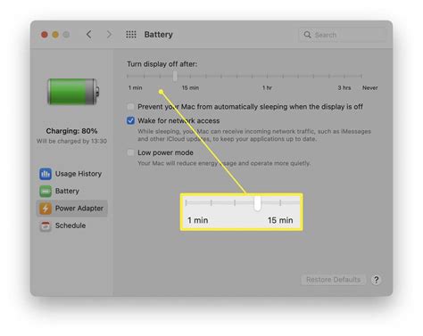 how to disable screen timeout on macbook air