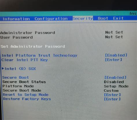 how to disable secure boot in linux mint