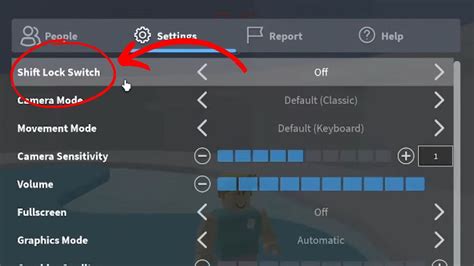 how to disable shift lock on roblox ps5