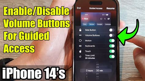 how to disable side button on iphone 14