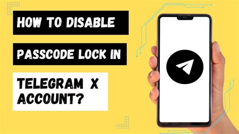 how to disable telegram passcode