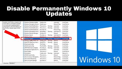 how to disable windows 10 update permanently using cmd