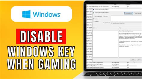 How To Disable Windows Key When Gaming