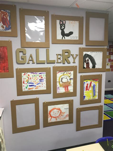 How To Display Children's Artwork In The Classroom