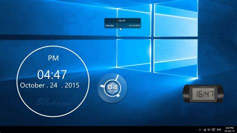 How To Display Clock On Desktop Taskbar