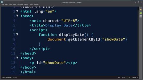 how to display date time in javascript