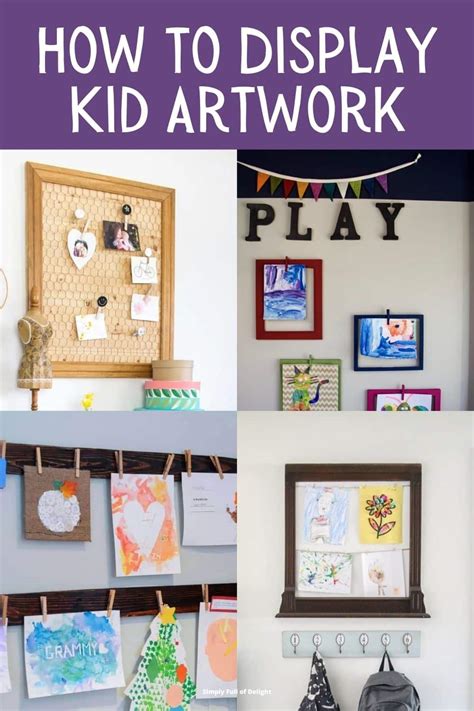 How To Display Kid Artwork