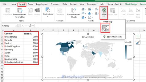 How To Display Maps In Excel