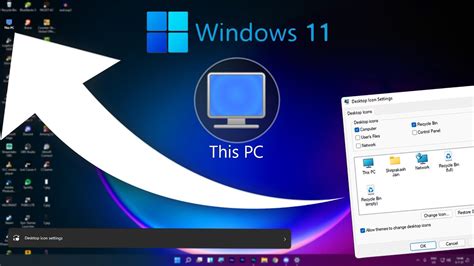 how to display my computer on desktop in windows 11