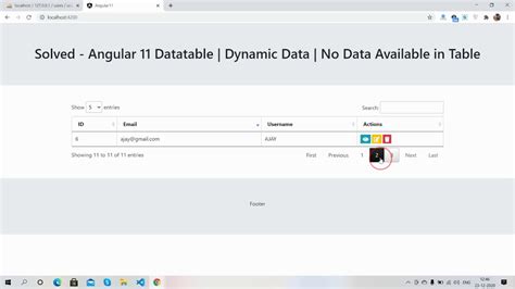 How To Display No Data Found In Mat Table