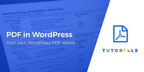 how to display pdf file in wordpress page