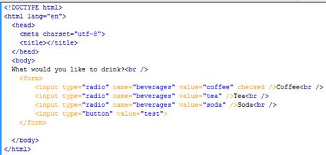 how to display selected radio button value in html