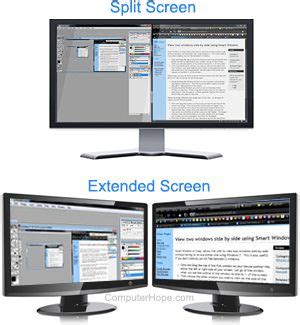How To Display Two Monitors Side By Side
