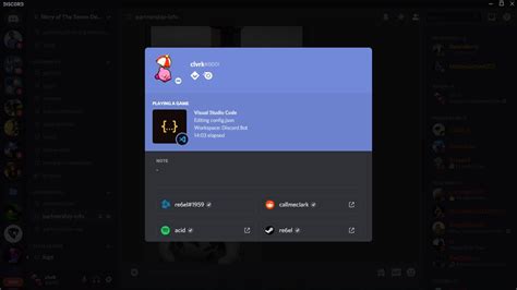 how to display visual studio code in discord