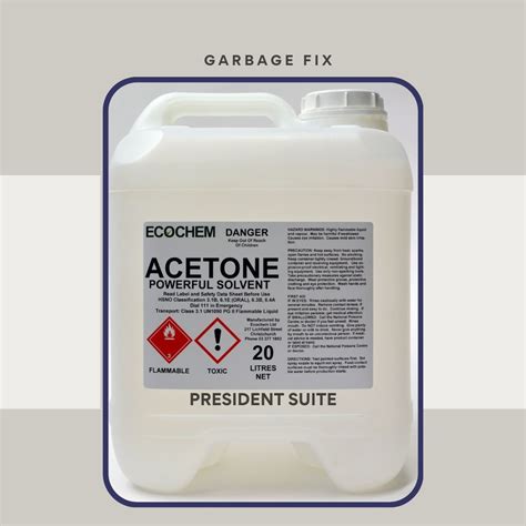 how to dispose of acetone at home