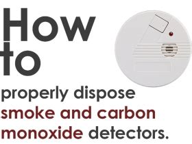 How To Dispose Of Carbon Monoxide Detectors