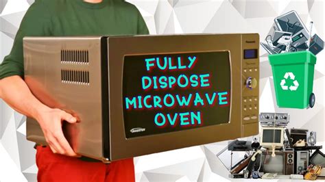 How To Dispose Of.microwave