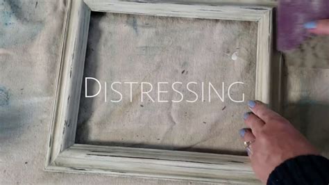 How To Distress Frames With Paint