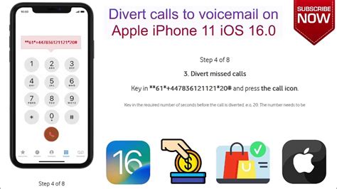 how to divert iphone to voicemail