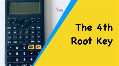 How to Evaluate Roots With a Scientific Calculator Video & Lesson