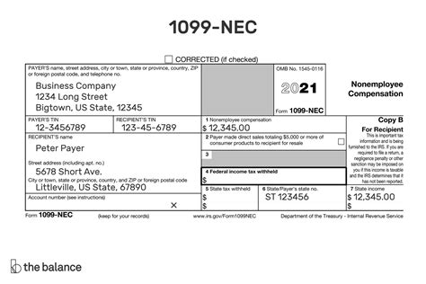 how to do a 1099 nec form